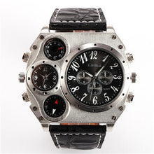 Load image into Gallery viewer, Oulm 1349 Original Men Dual Quartz Movement Sports Military Watch