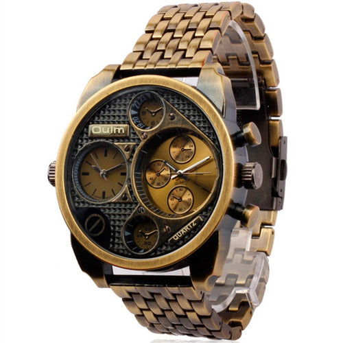 Hot Oulm Luxury Brand Men Full Steel Watches